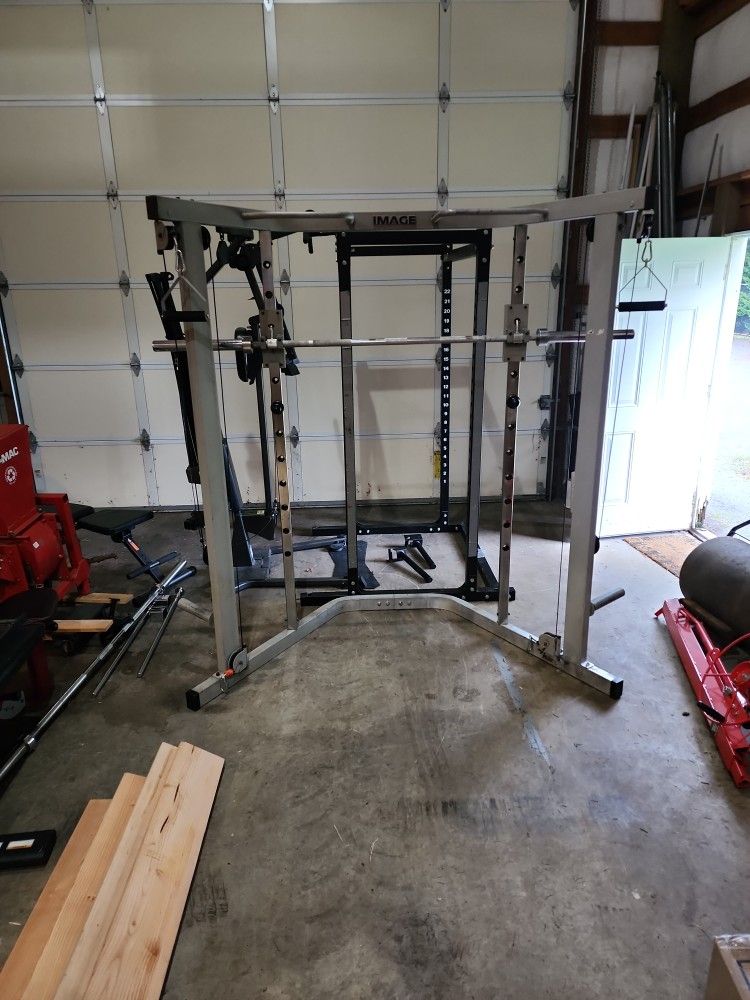 Image 4.0 Smith machine Smith Machine And Cable Machine Home Gym