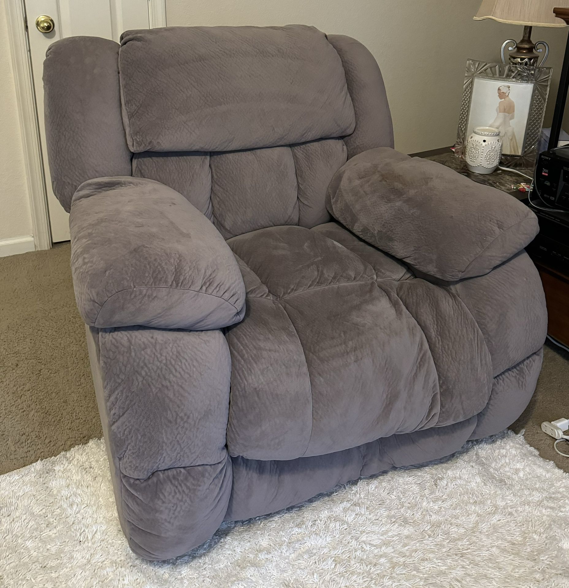Comfy Recliner Chair grayish brown