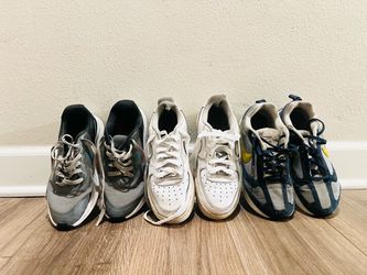 Three Nike shoes for youth all size 4