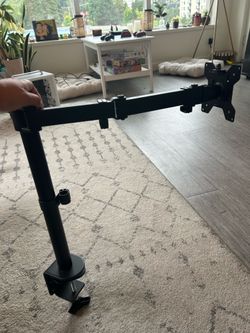 Computer monitor adjustable mount