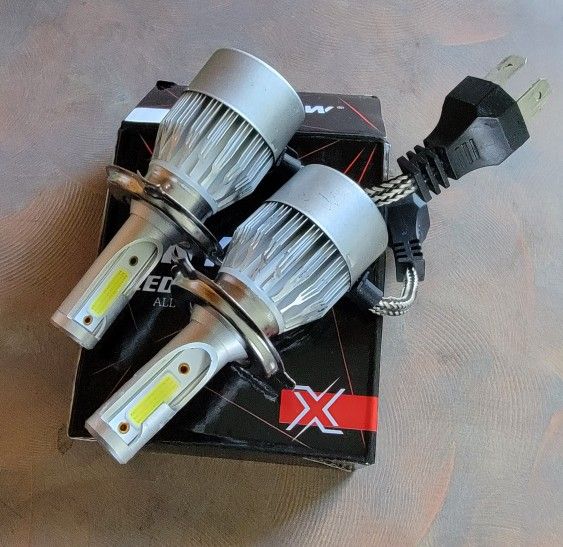 LED Headlights H4 High/Low