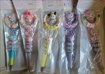 San Rio beaded pens