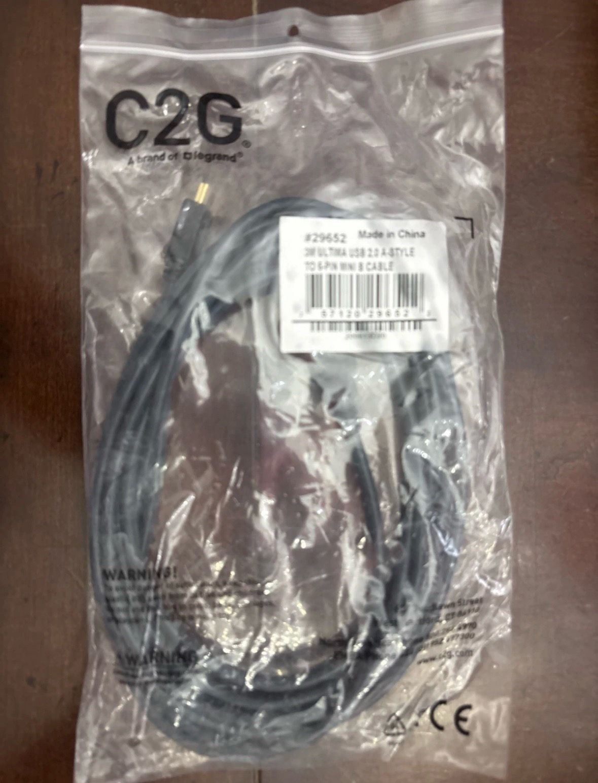 Ultima USB 2.0 A to Mini-B Cable-3M -C2G 29652