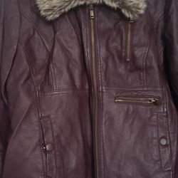 Ladies Leather  Jacket  sz XL