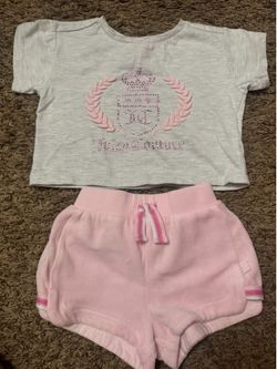 2T Juicy Couture Shirt & Shorts  Set