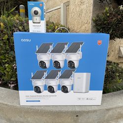 SolarCam D1 Classic 6-Cam Kit + Free Indoor camera