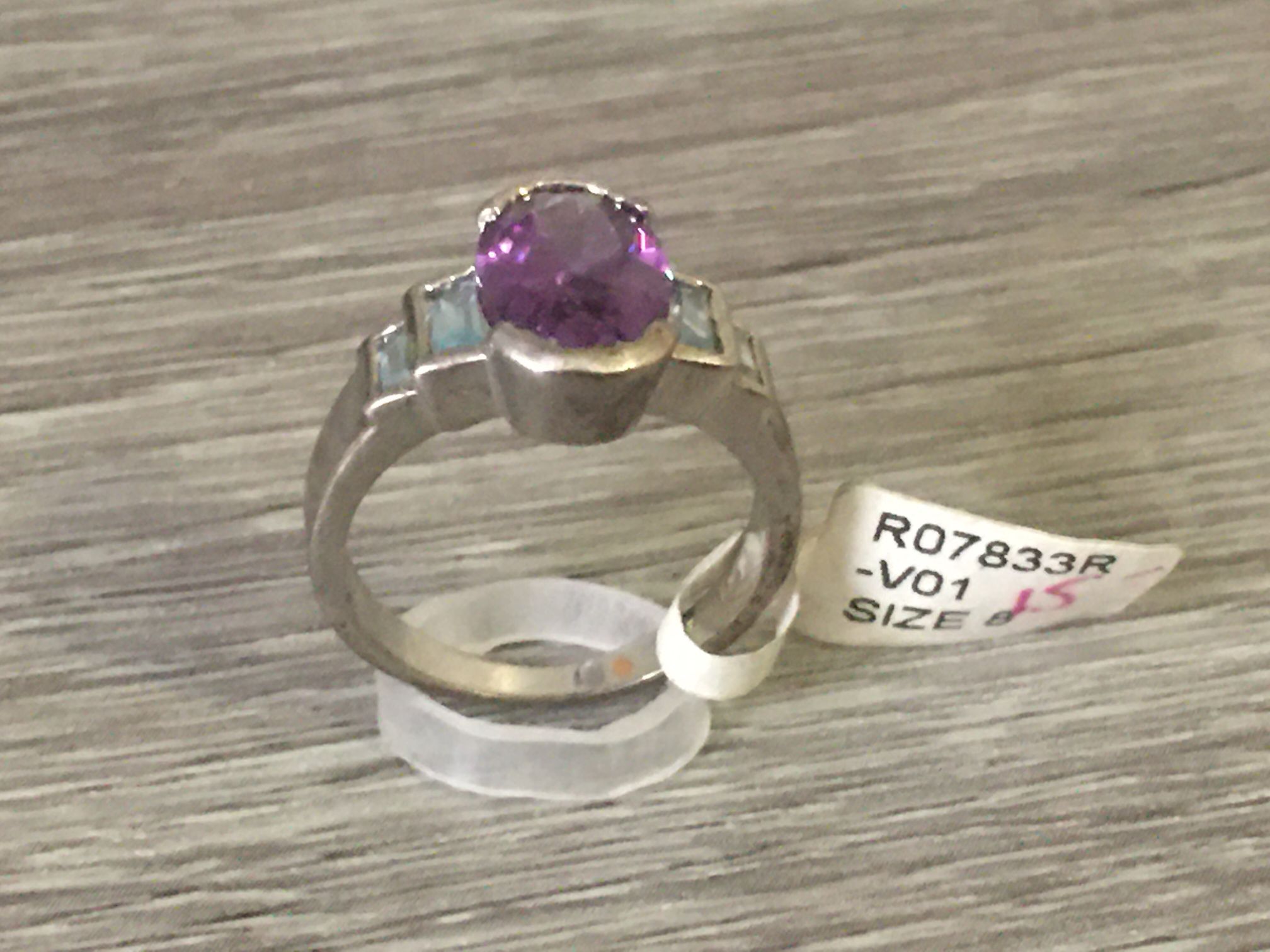 Amethyst (February)  Ring .