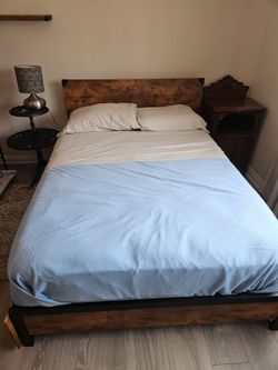 New, full size bed and mattress