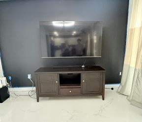 HOUSE REMODEL SALE! Dark brown tv stand