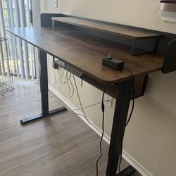 Electric computer desk