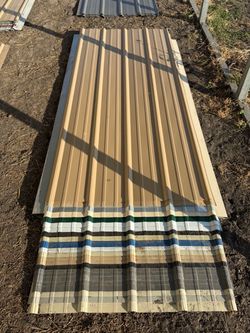 7ft metal sheets / Lamina de 7 pies