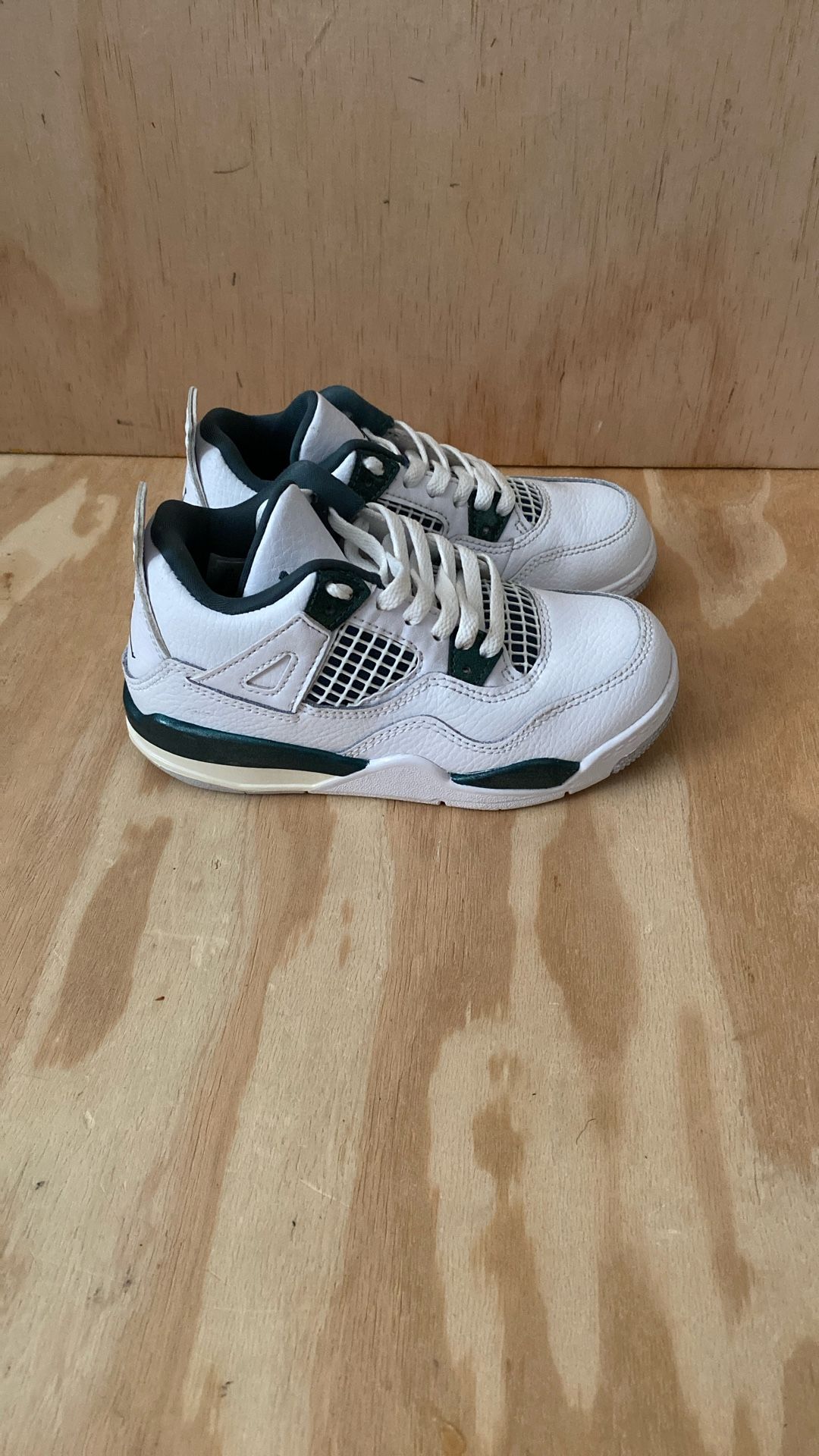 Nike Air Jordan 4 Retro Oxidized Green And White Sneakers 11C