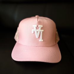 Kill The Hype “monogram pink trucker” Snapback Hat KTHLA