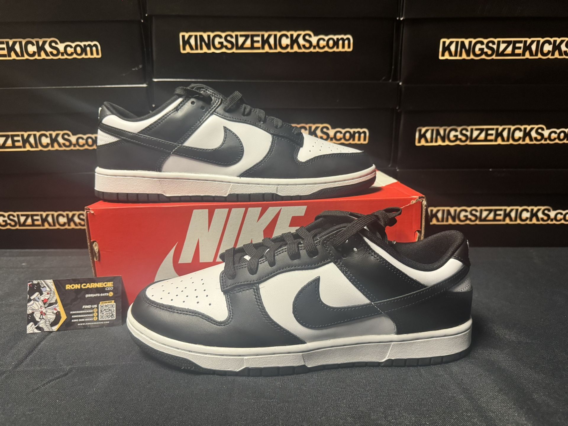 Nike Panda Dunks Size 15