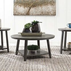 1 Grey Coffee Table 2- End Tables 