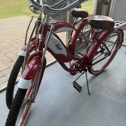 2 Vintage-style cruiser is a reproduction of the original Columbia 1952 model