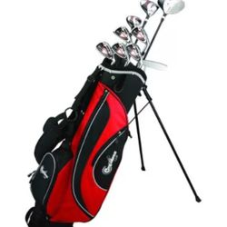 Confidence Golf ESP Mens Graphite & Steel Hybrid Club Set + Stand Bag