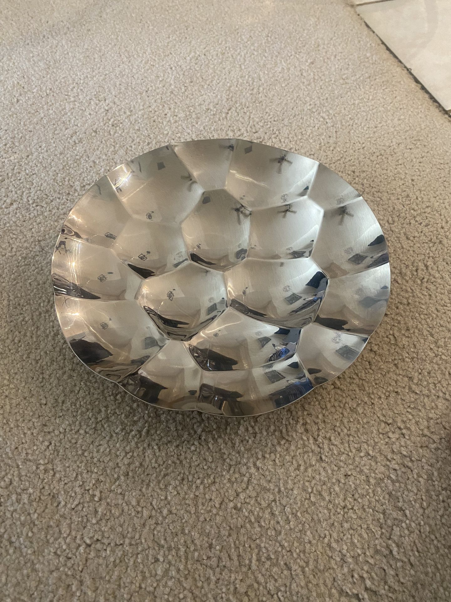 Silver Fruit / Decorative Bowl / Tray