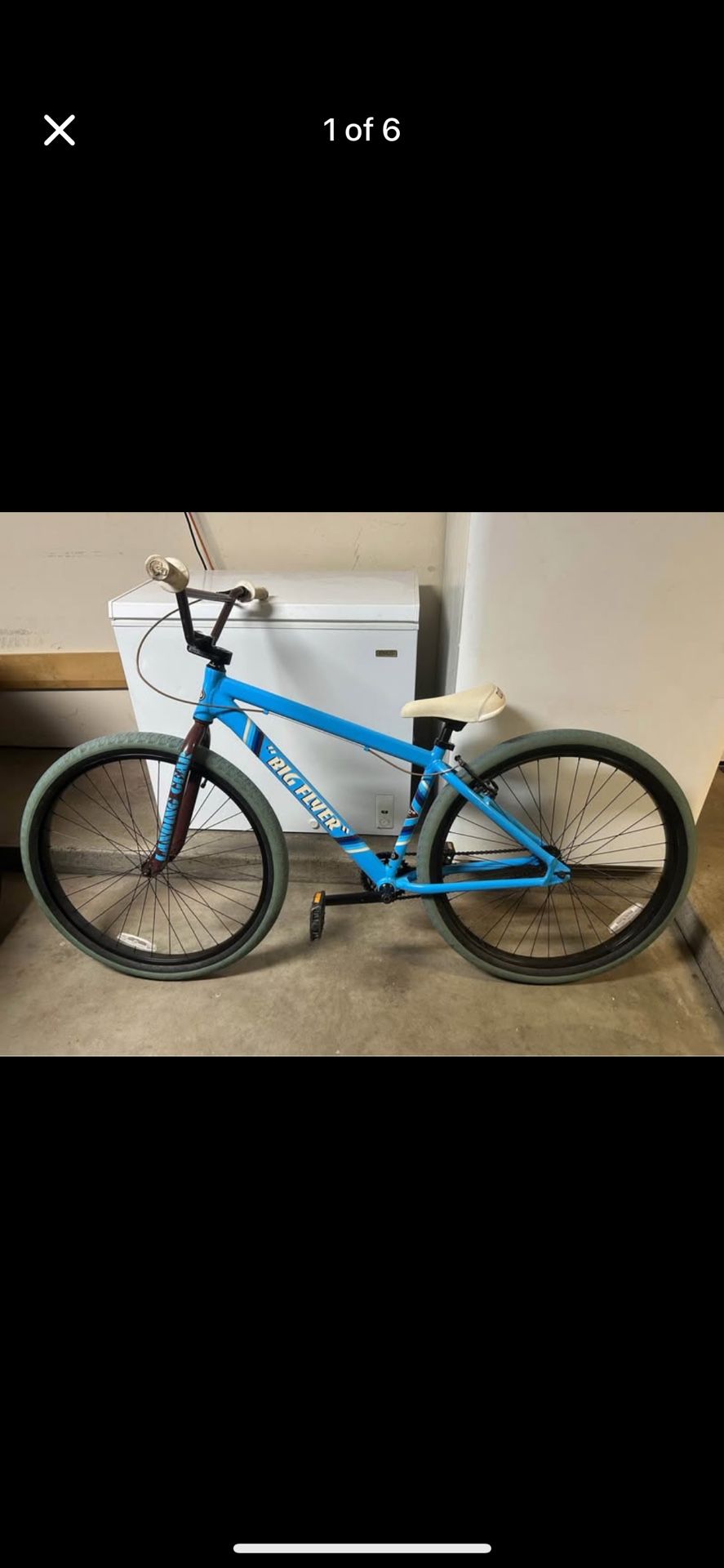 SE Big flyer Bike - Blue/white