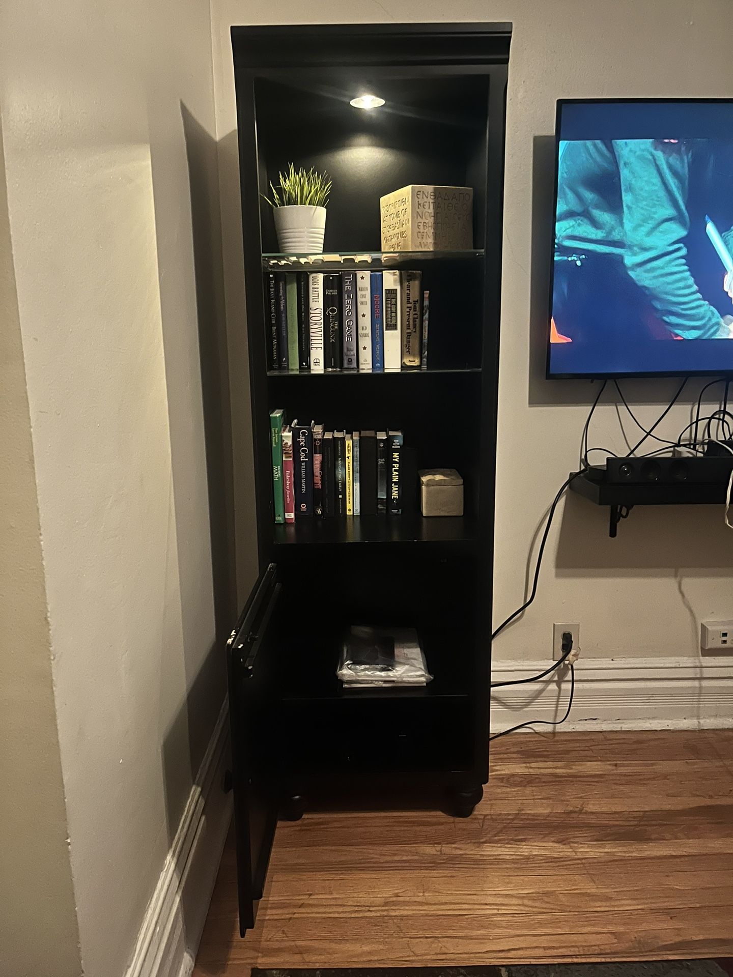 Bookshelves (Pair) - w/ Interior Lighting