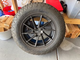 Brand new off road tire and rim  245 70 17