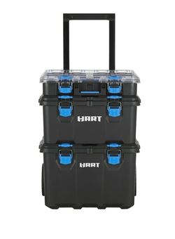 HART Stack System, Mobile Tool Storage and Organization, Black & Blue