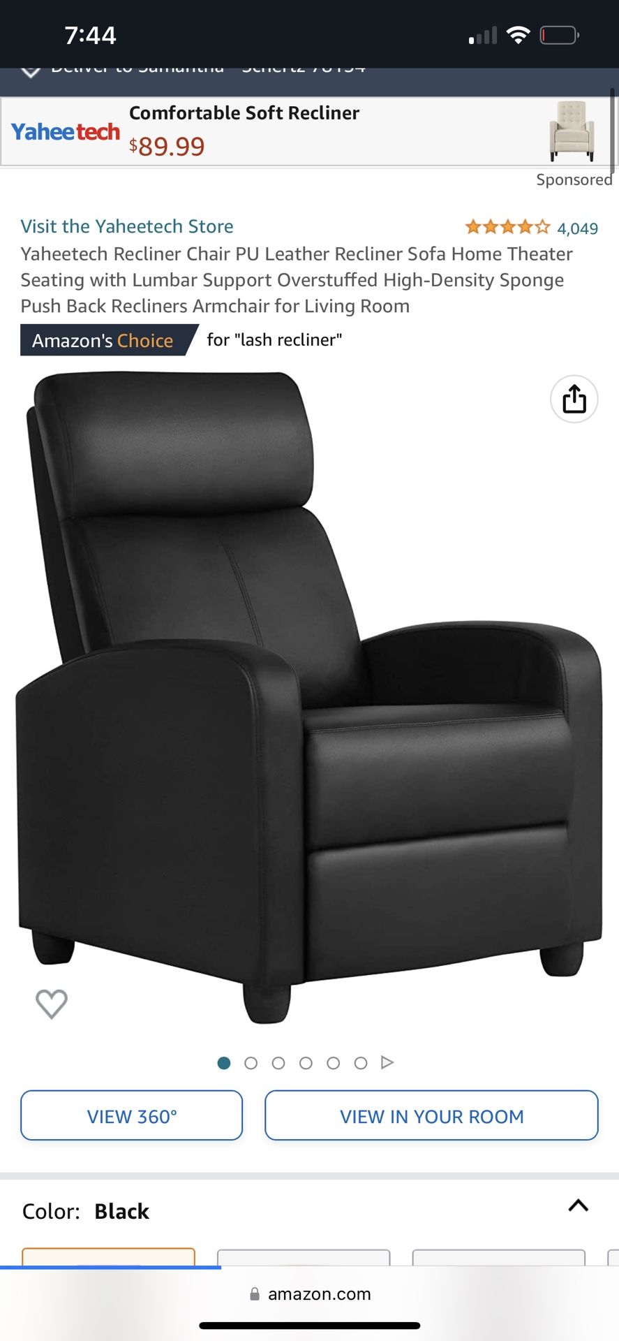 Lash Recliner Chair for Sale in San Antonio, TX OfferUp