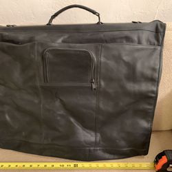 Vintage Leather Garment Bag
