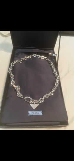 Prada Silver chain necklace