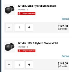 Rogue Hybrid Stone Mold WITH stones