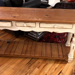 Console Table Sofa Table Pine