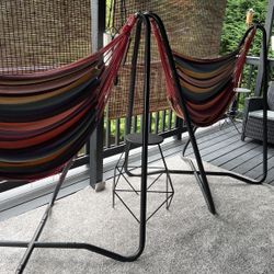 2 Hammocks Chairs. They have Beige  hammocks now.