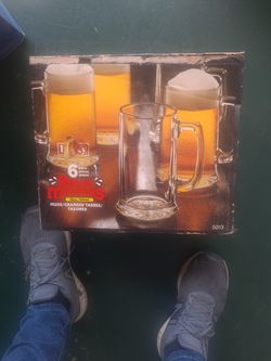 15 Oz Glass Mugs Brew Masters