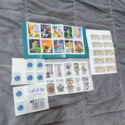 Lot of 47 USPS Forever Postage Stamps - Bugs Bunny, Earth Day, Celebrations