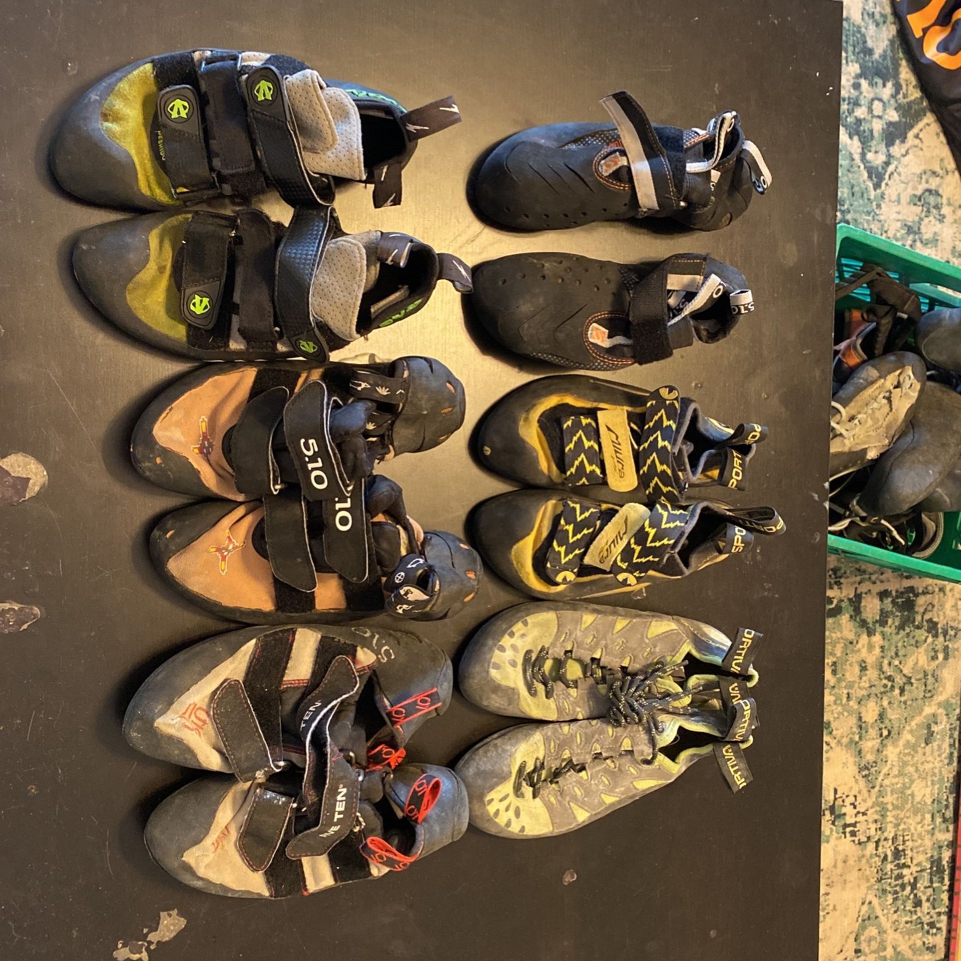 Lot of Climbing Shoes