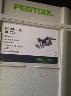 Festool Domino XL DF 700 Joining Machine (USED ONCE!)