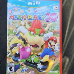 Complete Mario Party 10 Wii U Video Game Nintendo 