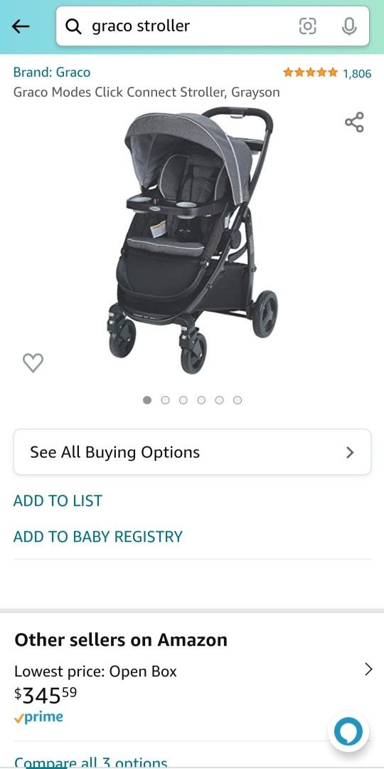 Graco Modes Click Connect Stroller