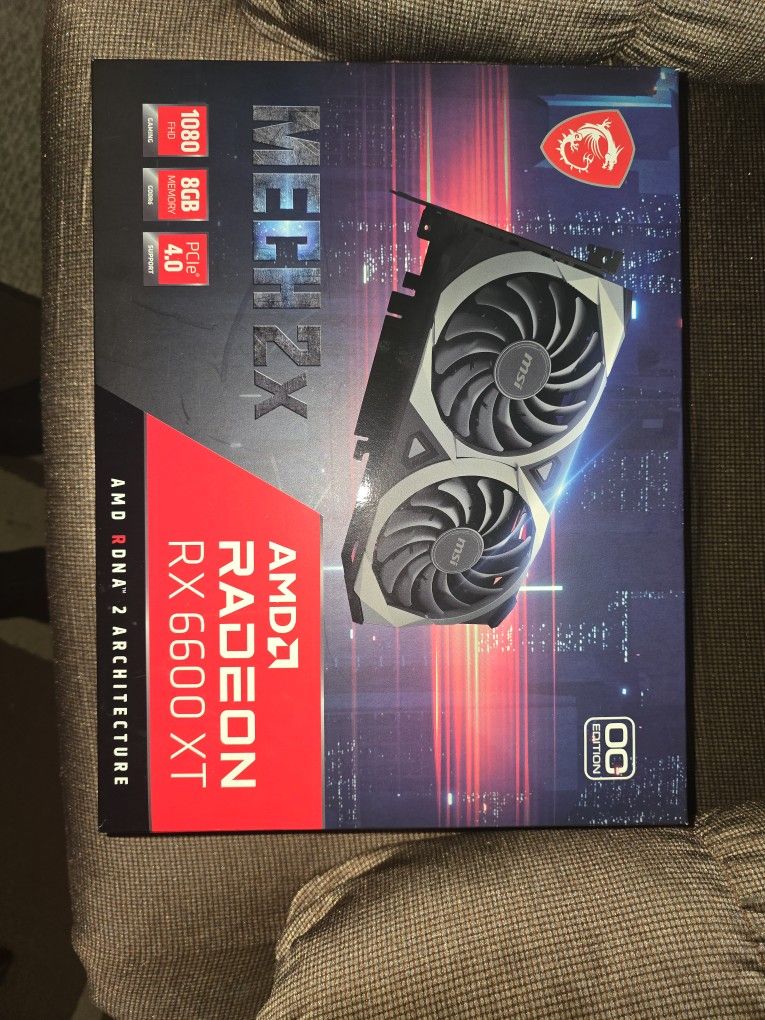 RX 6600XT MSI Mech OC