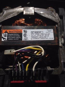 Electric washer machine motor, Roper