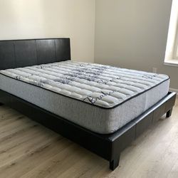 Queen Size Bed Frame With Mattress