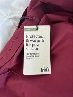 NWT REI Powderbound Insulated Bib (M)