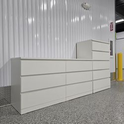 Bedroom Set Dresser & Chest Of Drawers Set 