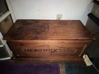 Wooden chest