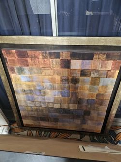 Ethan Allen Mirrors/Printed Canvas