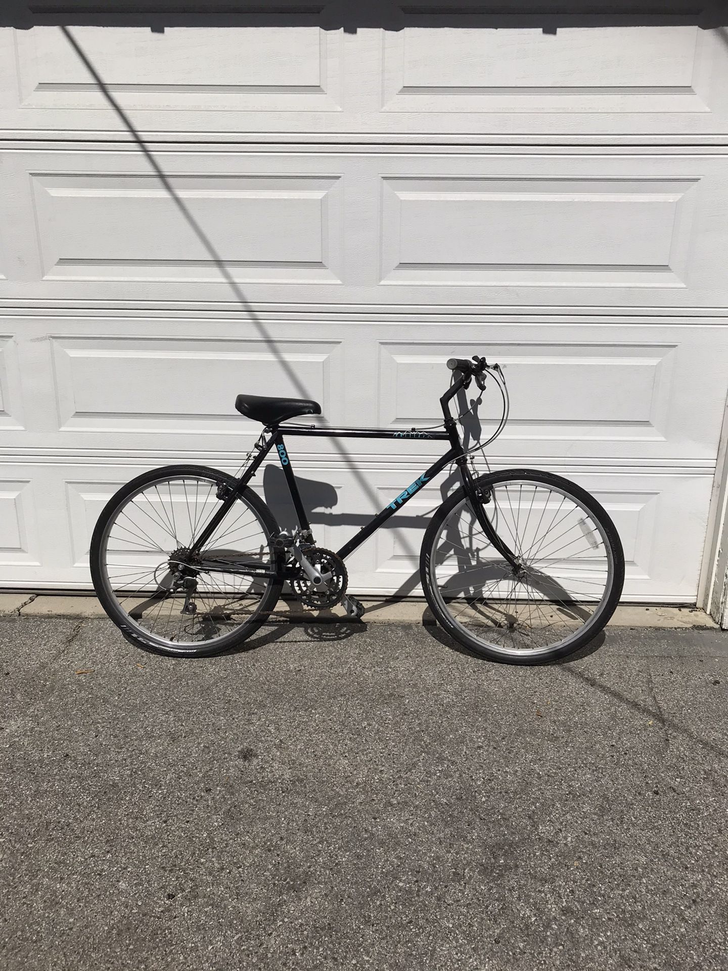 A Trek 800 Antelope 18 Speed Shimano Gear Light Aluminum Frame Road Bike Black $275 Or Fair Offer Reduced Price To $165