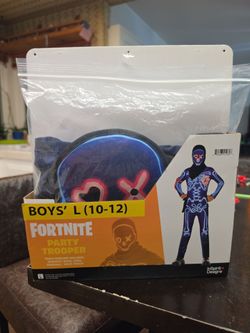 Fortnite Party Trooper Costume Size L (10-12)
