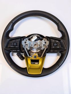 OEM Subaru Crosstrek Steering Wheel 2018–2023 – Black – Used