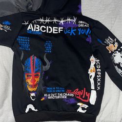 Vlone graffiti outlet hoodie