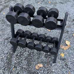 Rubber Dumbbells 